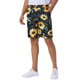 thumbnail image 4 of Pantalones cortos impresos con flores INSPIRE CHIC para hombres, con frente plano, botón y cremallera, patrón de flores, 30 negro, 4 of 5