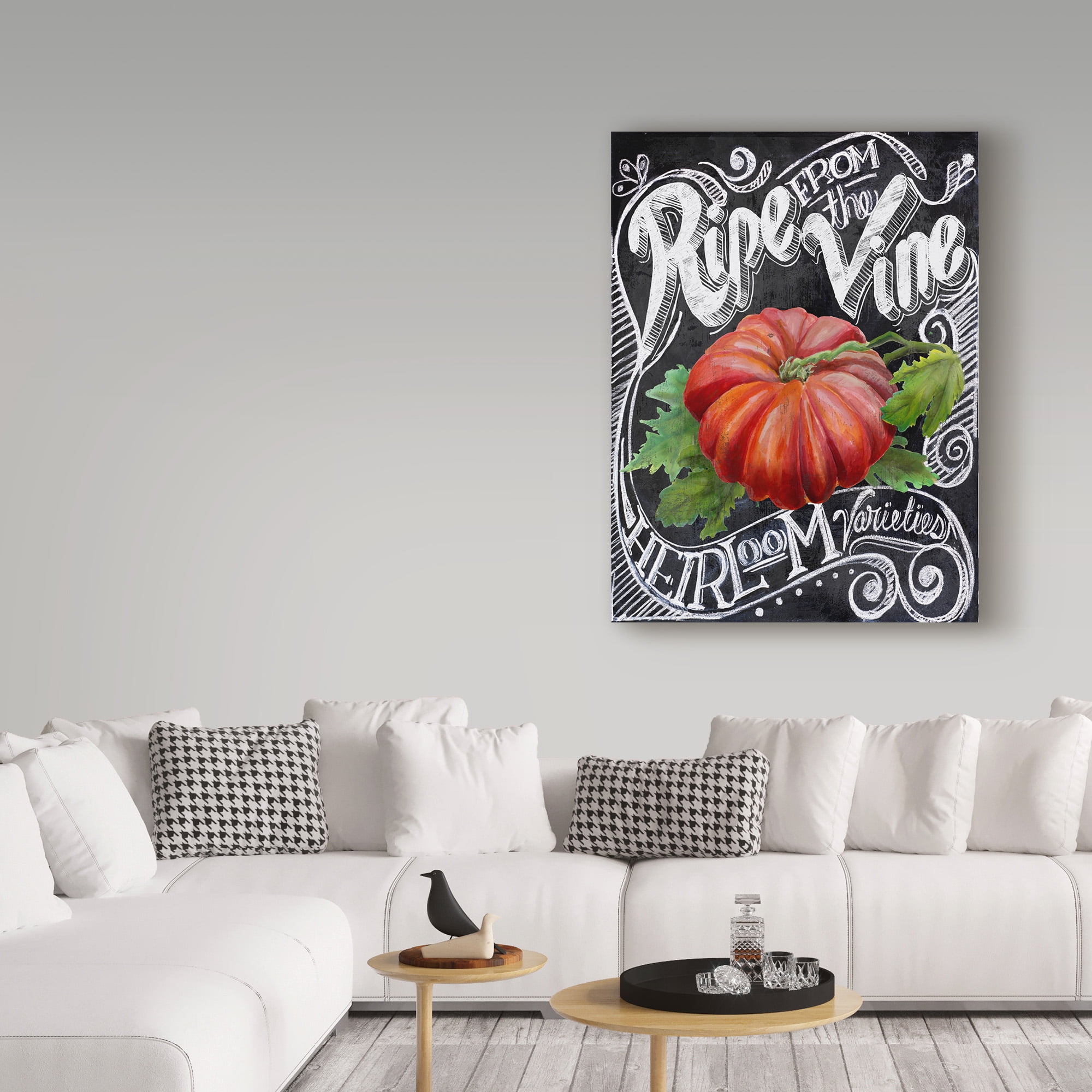 Trademark Fine Art 'Chalkboard Tomato' Canvas Art by Art Licensing Studio