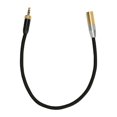thumbnail image 1 of 3.5mm to Mini XLR Cable Internal Thread Gold Plated 3 Pin Stereo Noiseless Sound Adapter Cord for BMPCC Camcorder, 1 of 5