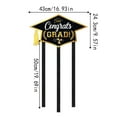 thumbnail image 3 of Class of 2025 Graduation Picture Frame Black And Gold Graduation Cap Hanging Wall Board Congrats Grad Garlands DIY Photo Listing Note Crafts party supplies, 3 of 8