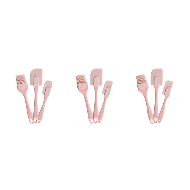 Billuyoard 3 piezas/Kit de raspador de silicona para hornear, portátil, Flexible, lavable, hogar, cocina, panadería, pastel, Chocolate, cepillo para pan Type4 NO4 Billuyoard CBP021604