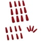 thumbnail image 2 of Uñas postizas a presión, regalos para mujeres, 24 piezas, colores brillantes, color sólido, manicura, estilo largo, láminas reutilizables, pegatinas para uñas., 2 of 3