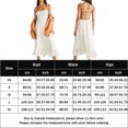 thumbnail image 2 of Vestido Largo Con Tirantes Vestido ajustado para mujer Cuello cuadrado Sin mangas Color sólido Sin espalda Traje de vacaciones Cgtredaw Blanco L-Personalizado para Mujer, 2 of 7