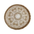 thumbnail image 3 of Mantel individual Doily, posavasos de escritorio, hecho a mano, resistente al aceite, impermeable, decorativo, con encaje Blanco, 3 of 9