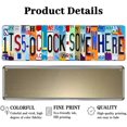 thumbnail image 3 of Outdoor Bar Decor Its 5 O'clock Somewhere Sign Vintage Bar Signs For Home Bar Wall Accessories Patio Metal Signs Garage Tin Sign Funny Street Signs For Bedroom Decorations 4x16inch, 3 of 7