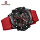 thumbnail image 2 of Relógios cuarzo NAVIFORCE Resist. a água - Preto/ Vermelho, 2 of 6