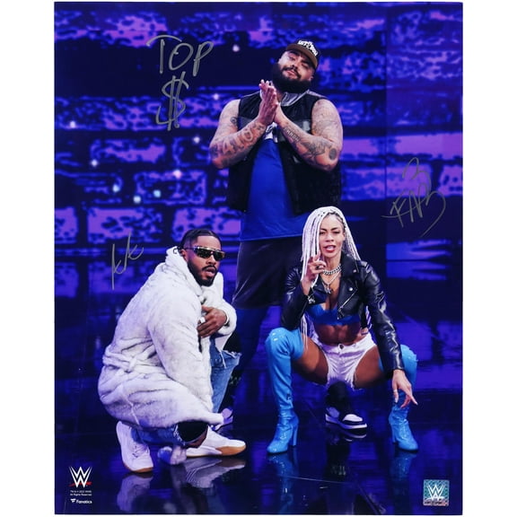 Hit Row WWE Autographed 16" x 20" Entrance Photograph - Fanatics Authentic Certified