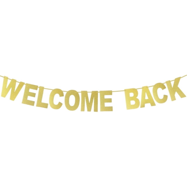 Wweixi 1pcs Set 16.4ft Gold Paper Card For Christening & Baptism Banners Customize Letter Banner Custom Banner Birthday Banner Gold 16.4ft