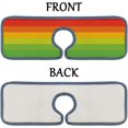 thumbnail image 4 of GZHJMY 2PCS Faucet Absorbent Mat, Stripe Rainbow Washable Sink Splash Guard Drip Catcher, Kitchen Bath Countertop Microfiber Sink Drying Mats for Kitchen, 4 of 5