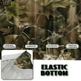 thumbnail image 5 of Xoenoiee Hunting Camo Print Stretch Futon Slipcover Armless Futon Bed Cover Furniture Protector Without Armrests with Elastic Bottom for Kids, Soft Jacquard Fabric Armless Futon Cover, 5 of 7