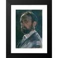thumbnail image 2 of Franz Hofer 17x24 Black Modern Framed Museum Art Print Titled - Self -Portrait (1910), 2 of 5