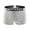 Grey, variant on Men's Side Slit Solid Cotton Boxer Knickers Comfortable Underwear Grey S