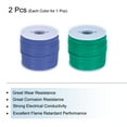 thumbnail image 3 of 26 Gauge Silicone Wire 26AWG Stranded Wire Tinned Copper Wire High Temp Wire Spool Blue/Green 60m/197ft 2pcs, 3 of 6