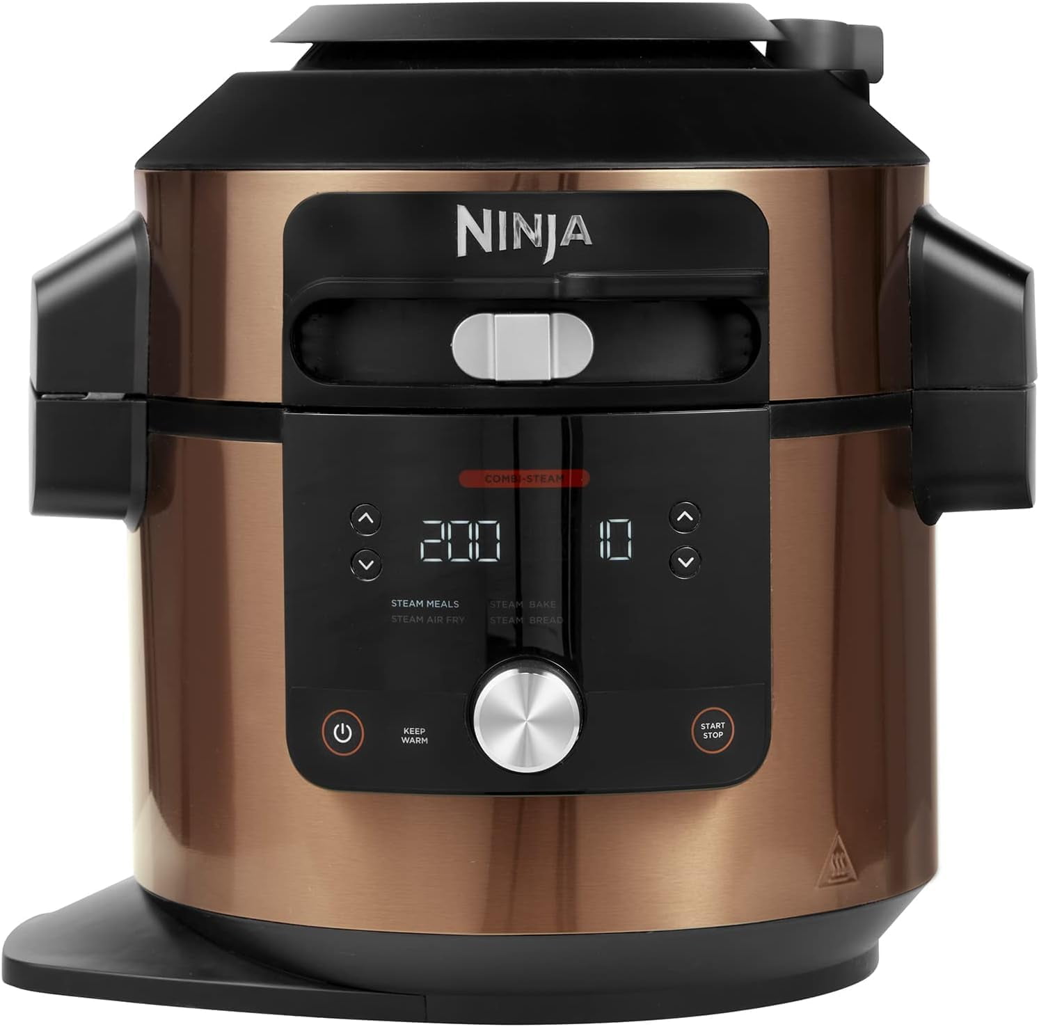 Restored Ninja OL601 COPPER Foodi XL 8 Qt. Pressure Cooker Steam Fryer with  SmartLid, 14-in-1, Bakes & More, 3-Layer Capacity, 5 Qt. Crisp Basket & 45  Recipes (Refurbished) 