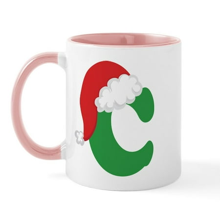

CafePress - Christmas Letter C Alphabet Mug - 11 oz Ceramic Mug - Novelty Coffee Tea Cup