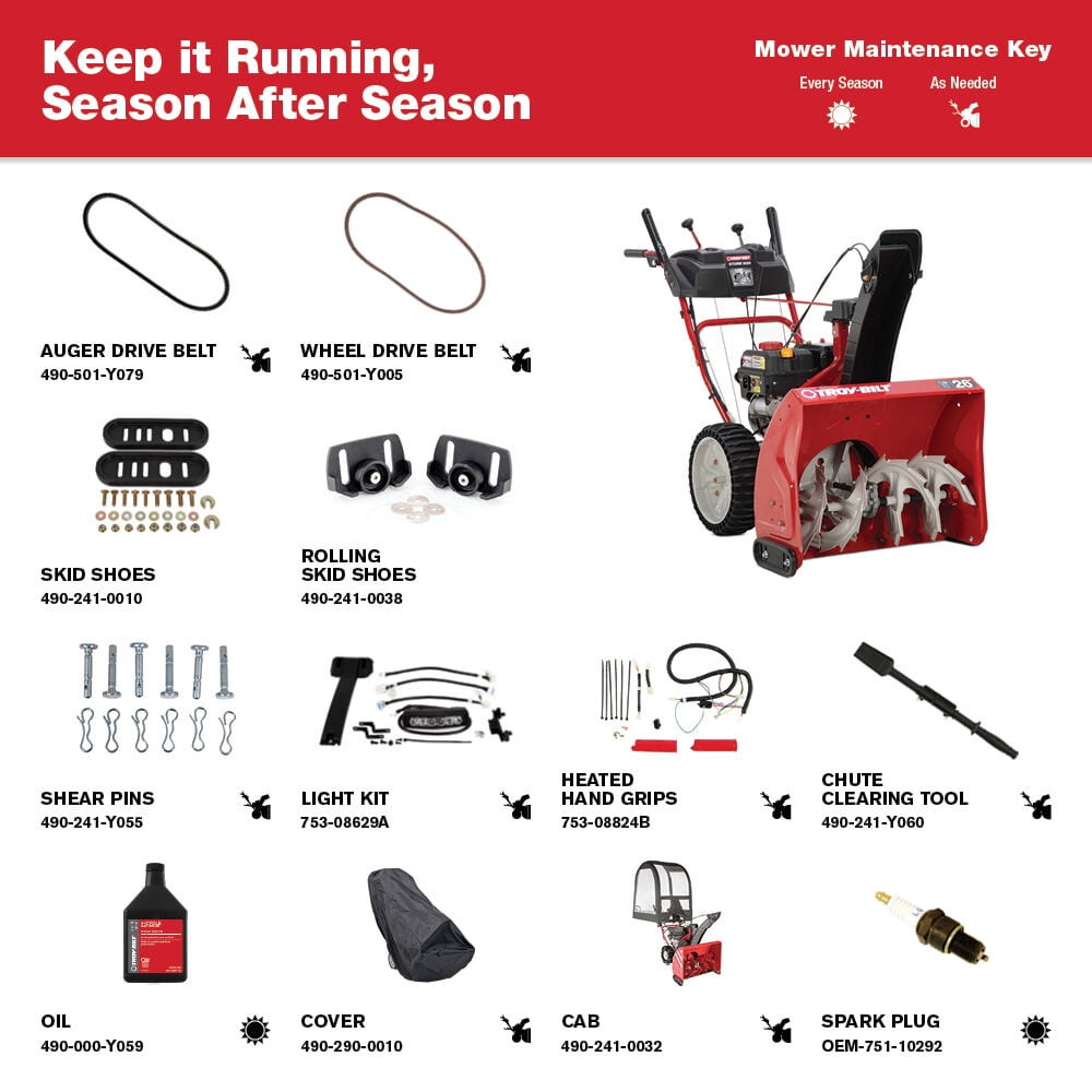 Buy TroyBilt Storm 2620 26 in. 243 cc 2Stage Self Propelled Gas Snow