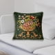 thumbnail image 1 of Funda de almohada decorativa Macarena Cuadrada Floral 48 x 48 cm Verde, 1 of 8