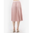 thumbnail image 2 of Falda plisada brillo sutil AMAD rosa M AMAD SS22-F16, 2 of 6