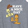 thumbnail image 3 of Garfield - Have A Nice Day - Women's Racerback Tank Top, 3 of 5