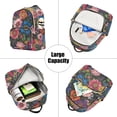 thumbnail image 5 of FORMRS Mini Backpack Purse for Women Travel Daypack Casual Shoulder Bag, Vibrant Blooming Flowers, 5 of 7