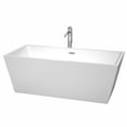 thumbnail image 3 of Wyndham Collection 67'' Freestanding Bathtub Soaking Sara, 3 of 5