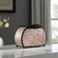 thumbnail image 4 of Ore International 11.75" in LEOPARD ANIMAL PRINT PURSE w/ BLACK FAUX HANDLE TABLE LAMP, 4 of 4