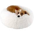 thumbnail image 4 of Original Cat and Dog Bed Luxury Coarse Faux Fur Donut Hugs Round Donut Dog Bed Indoor Pillow Suitable for Small and Medium-sized Dogs, 4 of 6