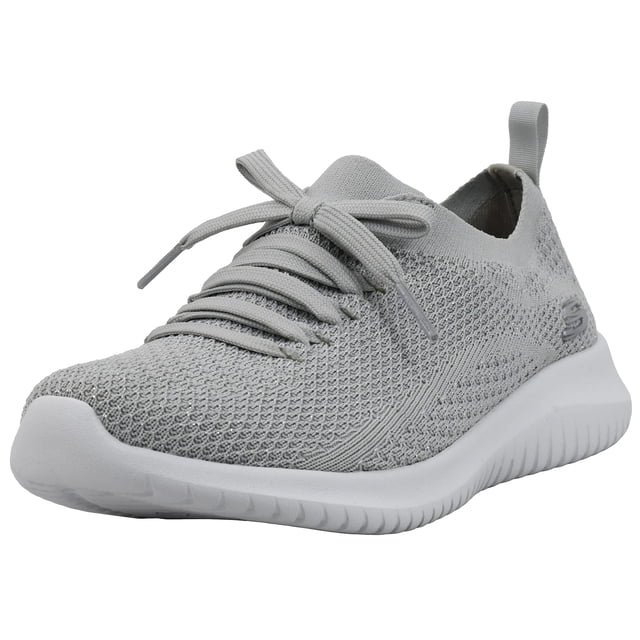 Zapatilla Skechers Ultra Flex Salutations para mujer, color gris claro