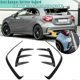 thumbnail image 2 of 4pcs Car Rear Bumper Splitter Spoilers Canard Trim For Mercedes- W176 A200 A250 A45 Amg Hatchback S, 2 of 5