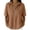 Brown, variant on Cotton Linen Tops for Women Lapel Zipper Short Sleeve Tops Soft Loose Fit Casual Fashion Blouse Tops for Spring Summer Daily Street Wear by Gbobgt Brown L