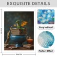 thumbnail image 3 of Diamond Art Kit for Adults, Enchanting Dragon Candle Light Diamond Painting for Adults Beginners, DIY Diamond Art Painting Kits, 5D Diamond Painting Crafts for Home Decor 12x16 Frameless, 3 of 7