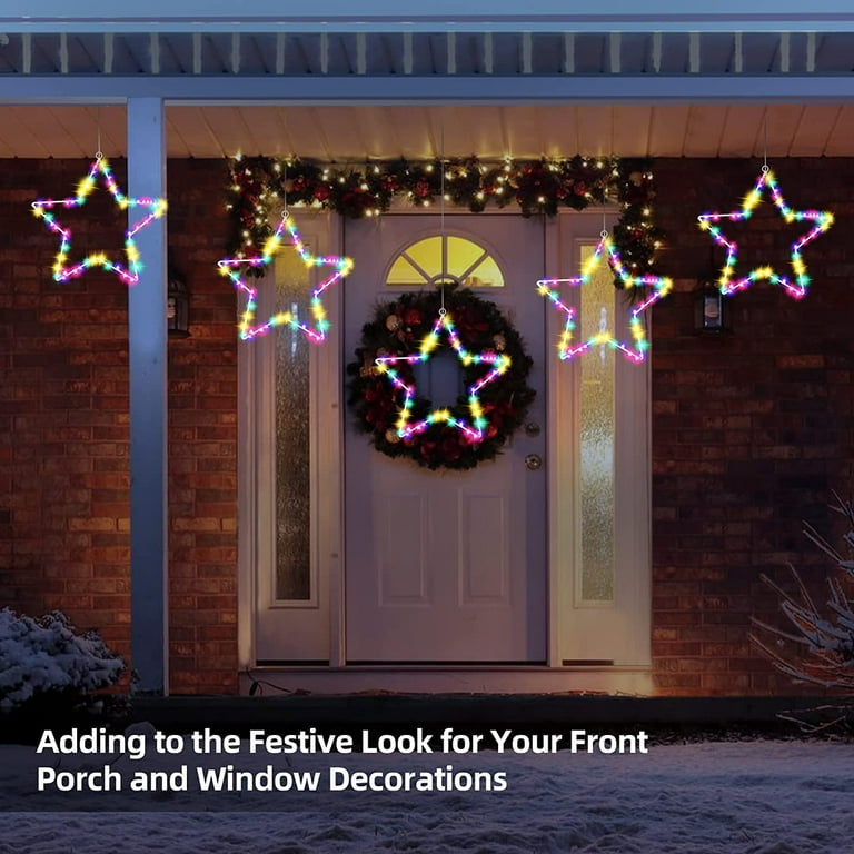  LOLStar Christmas Decorations, Christmas Window Lights