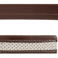 thumbnail image 2 of Romeo Gigli Y372/35 CAFI Tan/Ivory Leather/Suede Adjustable Belt for mens, 2 of 5