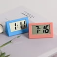 thumbnail image 3 of POINTERTECK Mini Clock LED Screen Bedside 24H Digital Electronic Clocks Plastic Battery Operated Household Pocket Office Calendar Orange Red, 3 of 10