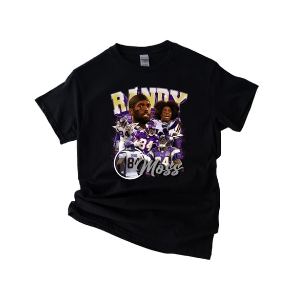 Vintage Style Randy Moss The Football Classic 90s Fan Shirt Unisex T-Shirt, up to 5XL