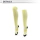 thumbnail image 3 of Calcetines de ciclismo Unique Bargains, anti-fricción, para exteriores, color amarillo, talla M, neutros y universales, 1 par, diseño a rayas, 3 of 6
