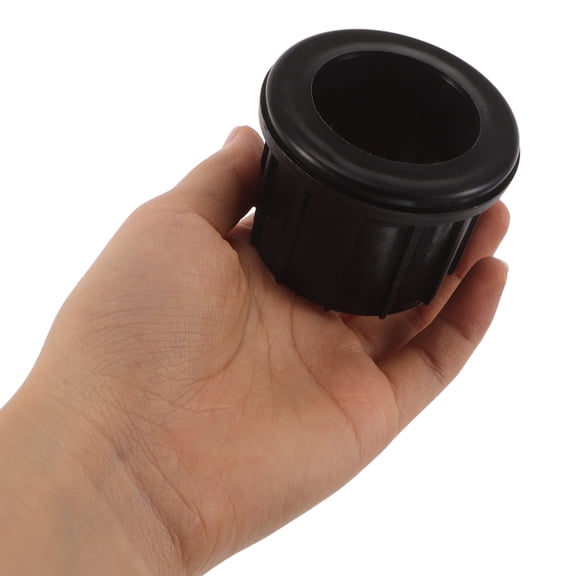 OUNONA 4Sets Outdoor Umbrella Base Insert Black Patio Umbrella Hole Cover with Stabilizer for Heavy Stands