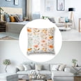 thumbnail image 4 of 2PCS Floral Colorful Flower Two Sided Printing Pillow Cover，Birthday Gifts for Girlfriend Polyester Square Decorative Waist Pillowcase 18"x 18", 4 of 7