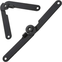 Pack of 2 Heavy Duty Rotatable Lid Support Iron 180 Degree Folding Hinges Quick Fixing for Cabinet Door Box Cupboard