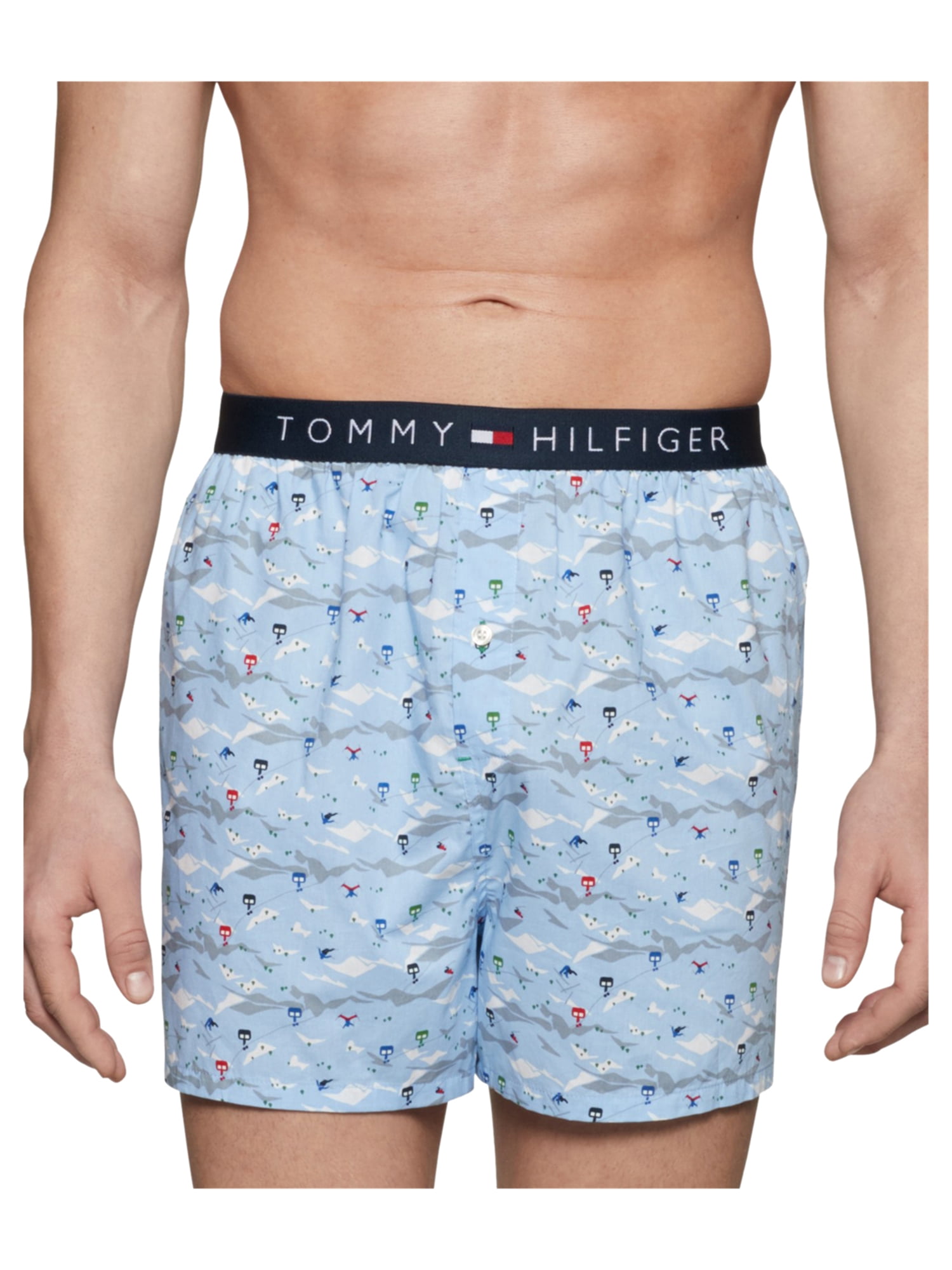 Tommy Hilfiger Tommy Hilfiger Mens Printed Woven Underwear Boxers