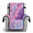 thumbnail image 2 of SCRAWLGOD Marble Print Recliner Chair Cover Non Slip Stain Resistant Furniture Protector Universal Reclining Slipcover with Elastic Straps, 2 of 7