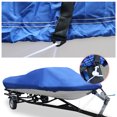 thumbnail image 4 of Unique Bargains 210D Trailerable Boat Cover Waterproof Fishing Ski Speedboat V-shape Blue, 4 of 8
