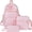 Pink, variant on Clearance!Polka Dot Backpack Set 3Pcs Cute Daypack Kawaii Nylon Backpacks for Travel Daily Use Black