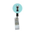 thumbnail image 1 of Carolines Treasures BB1183BR Checkerboard Blue Doberman Retractable Badge Reel, 1 of 2