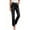 Black, variant on High Waist Women Mid Rise Skinny Straight Leg Jeans Denim Pants