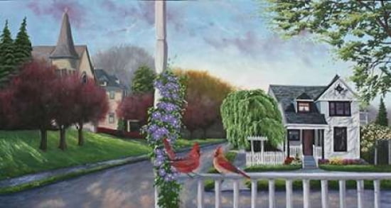 Cardinals And Porch