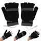 thumbnail image 5 of Guantes Calefactores Con Dedos Completos Y Medios, Cómodos Y Suaves Guantes Eléctricos Para Computadora Portátil Elásticos Para Mujeres Para Exteriores, 5 of 7