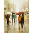 thumbnail image 2 of Kroeker, Wendy 12x14 Gold Ornate Wood Framed with Double Matting Museum Art Print Titled - Gentle Rain, 2 of 4