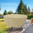 thumbnail image 4 of Furniture Cover, Protective Garden Table Cover Table Chair Set Cover Windproof Round  for Home Furniture, 4 of 7