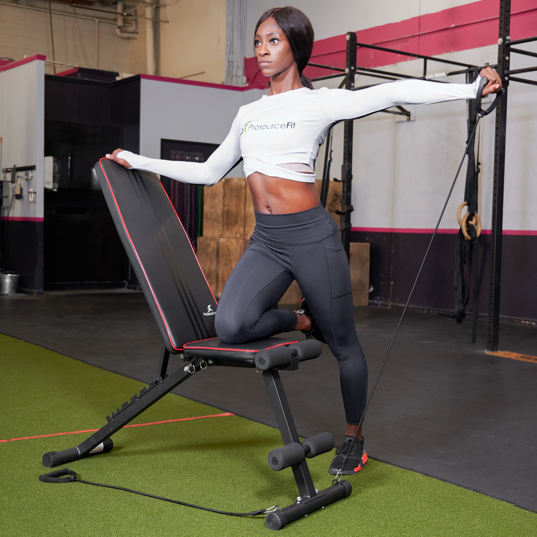 ProsourceFit Adjustable Weight Bench for Home and Gym Strength Training